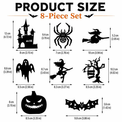🎃👻 50% OFF! Halloween Glow in Dark Wall Stickers – Turn Blank Walls into a Spooky Glow Scene 👻🌙