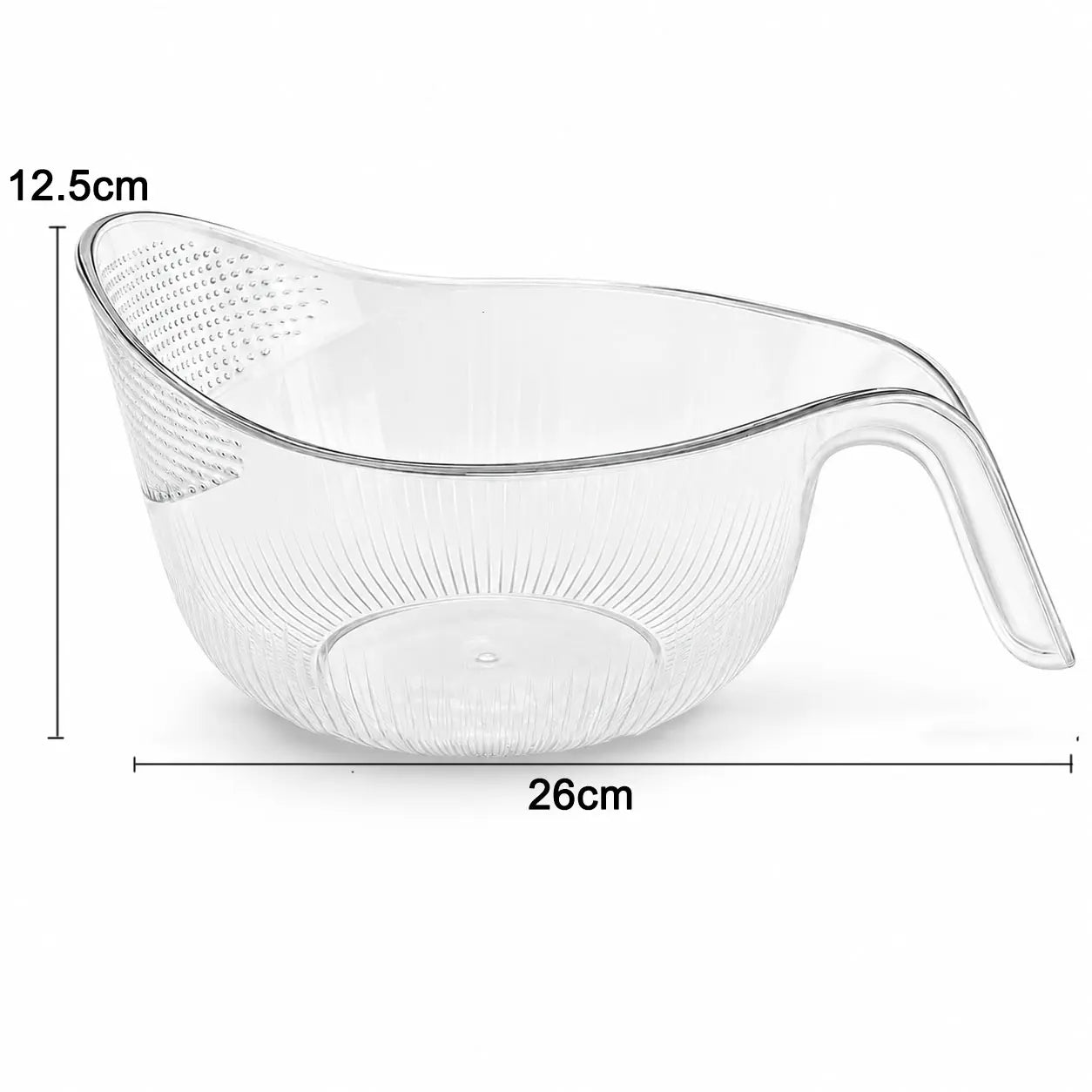 🍚48% OFF Kitchen Essential Rice Strainer Bowl – Wash, Drain & Prep Food In One Smart Bowl