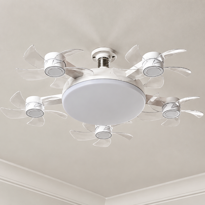🌀New E27 Socket Ceiling Fan Light – 2‑in‑1 Silent LED Fan with Remote Control, Energy‑Saving Cooling & Lighting Combo for Home Bedroom
