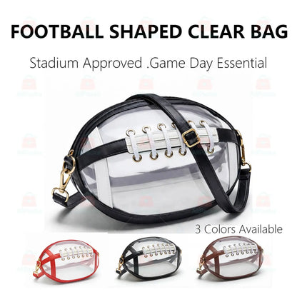 🔥 Limited-Time 50% OFF Clear Soccer Game Day Crossbody Bag 🏈