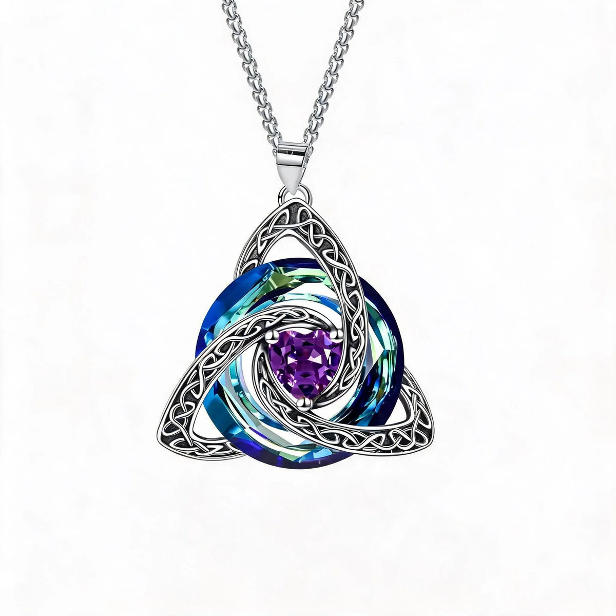 🍀 49% OFF Celtic Trinity Knot Birthstone Necklace 💎 Personalized Keepsake Gift