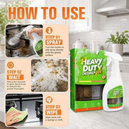 🔥 50% OFF Heavy Duty Degreaser Spray 🍑 Cut Through Grease Fast