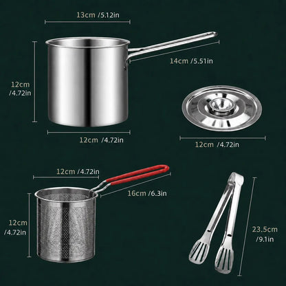 🍗 50% OFF 4-Piece Fryer Set – Restaurant-Style Crispy Food At Home
