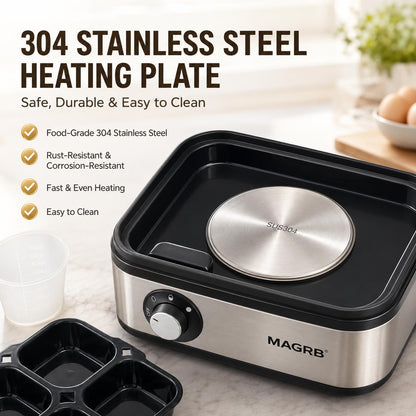 🥚 8-Egg Electric Cooker – 3-in-1 Egg Boiler, Poacher & Omelet Maker 🍳✨