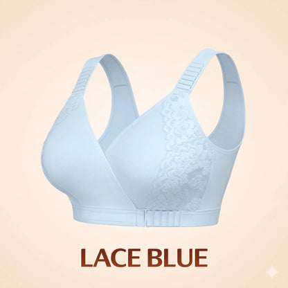 Front-Closure Wireless Comfort Bra – Adjustable Straps & Gentle Support
