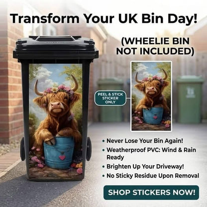 🐴 50% OFF Cute Animal Trash Bin Stickers ✨ Waterproof Peel & Stick Home Decor