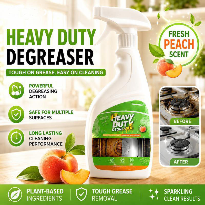 🔥 50% OFF Heavy Duty Degreaser Spray 🍑 Cut Through Grease Fast