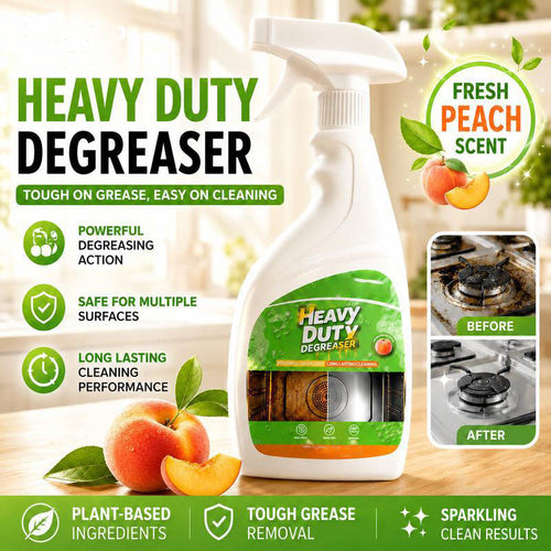 🔥 50% OFF Heavy Duty Degreaser Spray 🍑 Cut Through Grease Fast