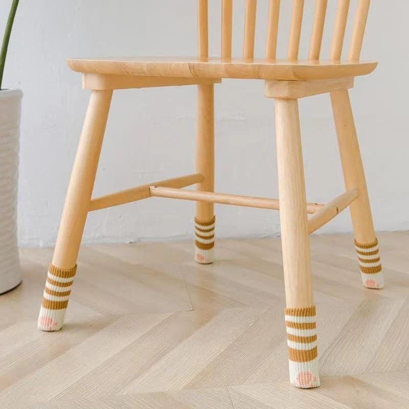 🐾 Thickened Cat Paw Chair Leg Covers — Silent & Wear-Resistant