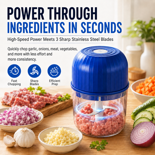 Wireless Efficient Electric Mini Food Chopper