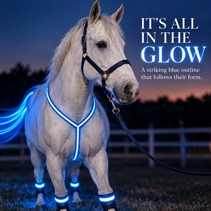 🐎 Multi-Color LED Horse Accessories ✨ Light-Up Equestrian Styling