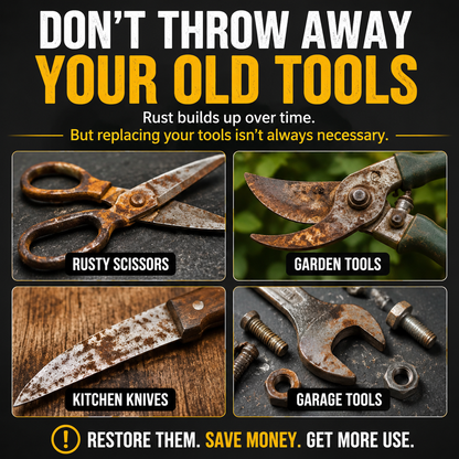 Rust Restoration Kit – Heavy Duty Rust Remover Tool