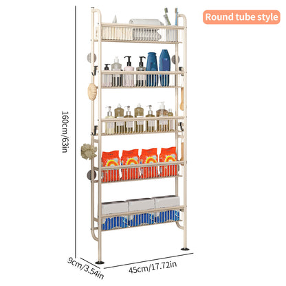 🚪 50% OFF 5-Tier Over Door Storage Rack – Maximize Your Space