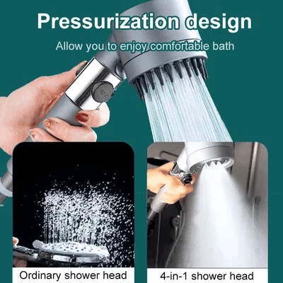 🚿 High-Pressure Multi-Function Handheld Shower Head Set with Targeted Spray Modes 💧