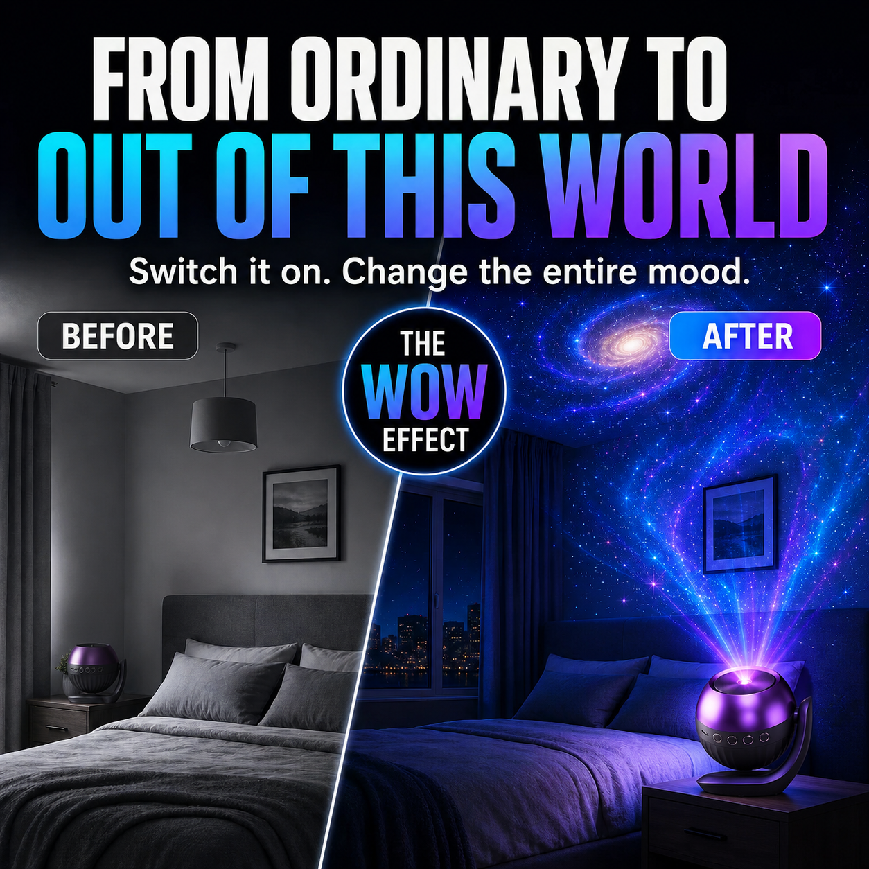 🔮Night Light Projector