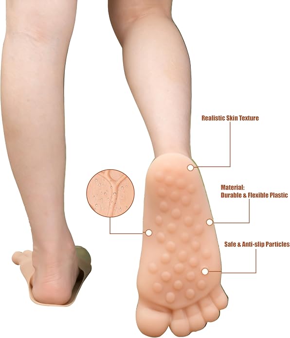 🔥Rubies Bare Jumbo Wearable Feet for Adults, Unisex No Size