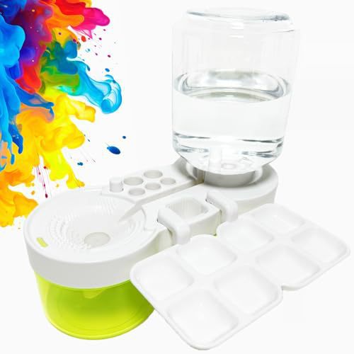 Automatic Water-Changing Brush Washer