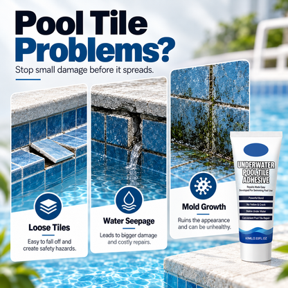 💧 Waterproof Underwater Swimming Pool Tile Repair Adhesive Glue 🏊‍♂️