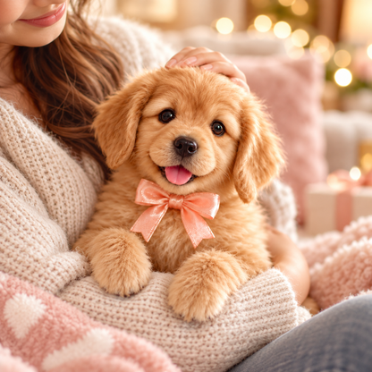 🎁Realistic Robotic Golden Retriever Puppy The Cutest Christmas Surprise✨