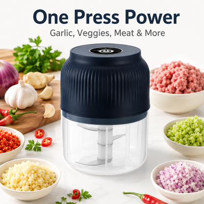 🔥 50% OFF Today! Mini Electric Food Chopper — Chop Fresh Ingredients In Seconds ⚡