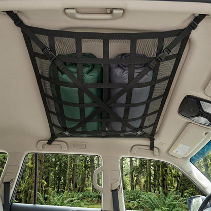 🔥 Clear the Clutter in Seconds Universal Car Roof Storage Net
