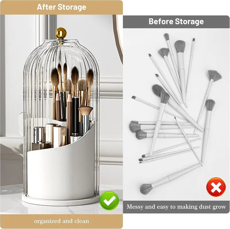 🔥 LIMITED-TIME 49% OFF ✨ 360° Rotating Dustproof Beauty Organizer
