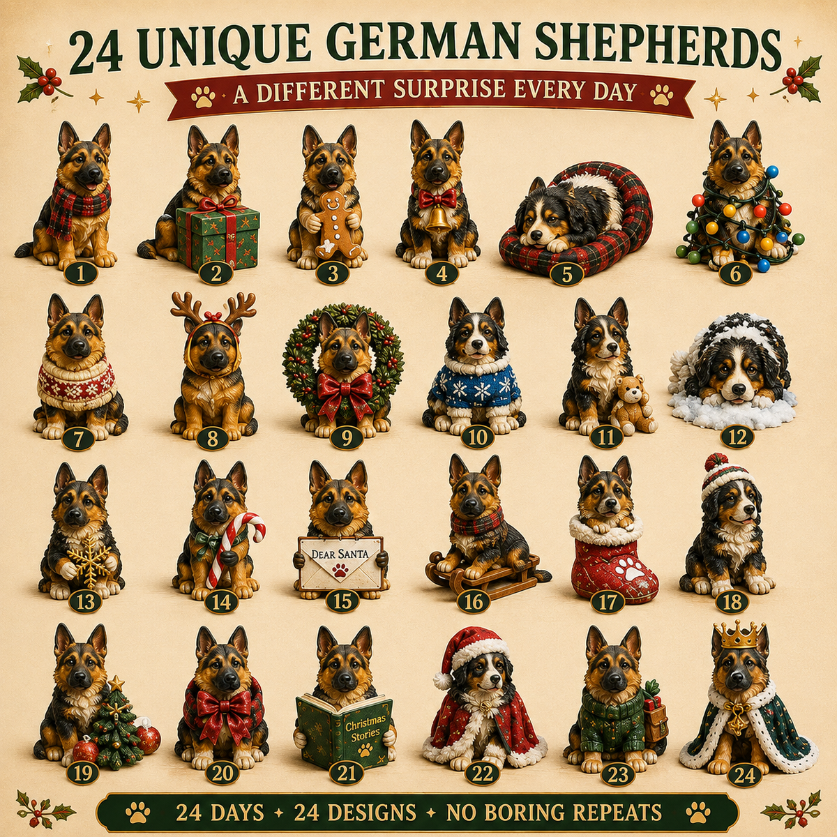 🥇 2026 German Shepherd Christmas Collection
