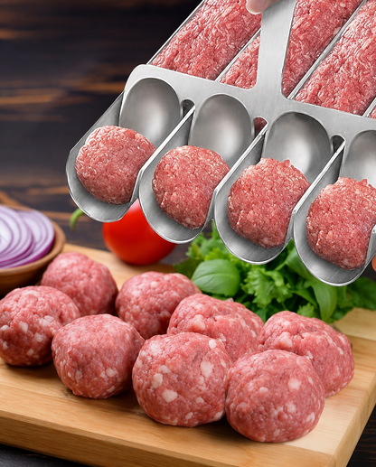 🍖 Stainless Steel Meatball Maker – Perfectly Shaped Meatballs in Seconds