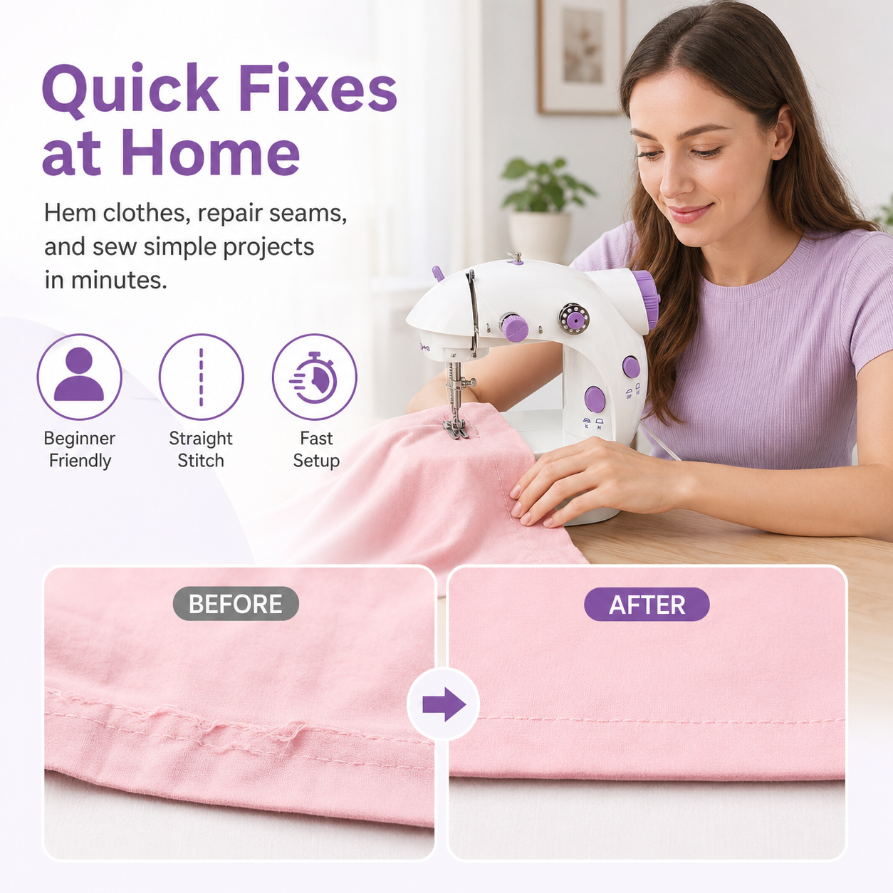 Household Mini Electric Sewing Machine