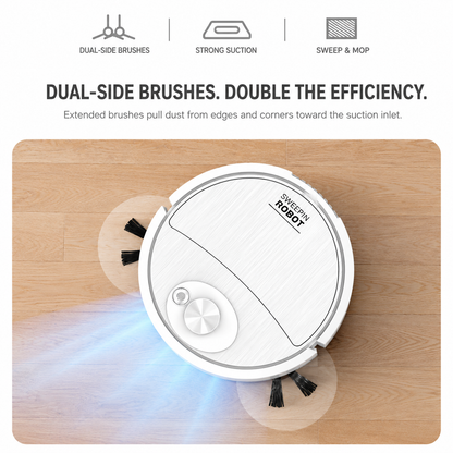 🤖 Smart 4-in-1 Robot Vacuum & Mop with USB Charging