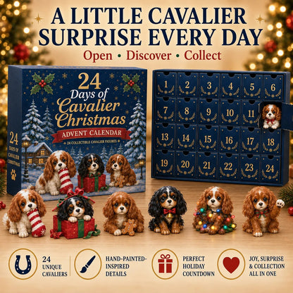 🐶 24 Days of Cavalier Christmas Advent Calendar 2026 – 24 Collectible Cavalier Surprises