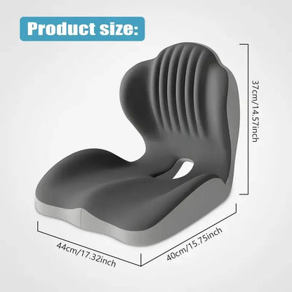 🔥 50% OFF Ergonomic Memory Foam Seat Cushion 🪑 Supportive Comfort for Office, Car & Home