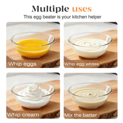 🔥 50% OFF Today 🥚 Semi-Automatic Push-Down Egg Whisk – Mix Faster With Less Effort ✨