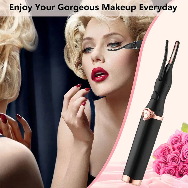 ✨ 62% OFF Heated Eyelash Curler – 8-Second Heat-Up & 3 Temperature Settings