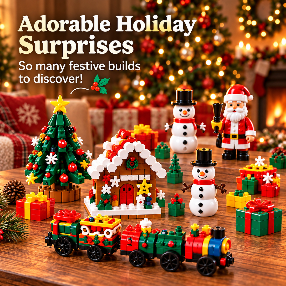 🎅 2026 Christmas Capsule Building Blocks, Surprise Mini Building Set