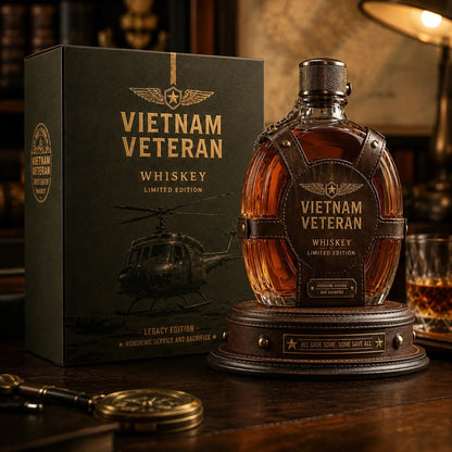 🎖️ 50% OFF Veteran Tribute Whiskey Decanter with Vintage Details – Preserve Their Proud Legacy