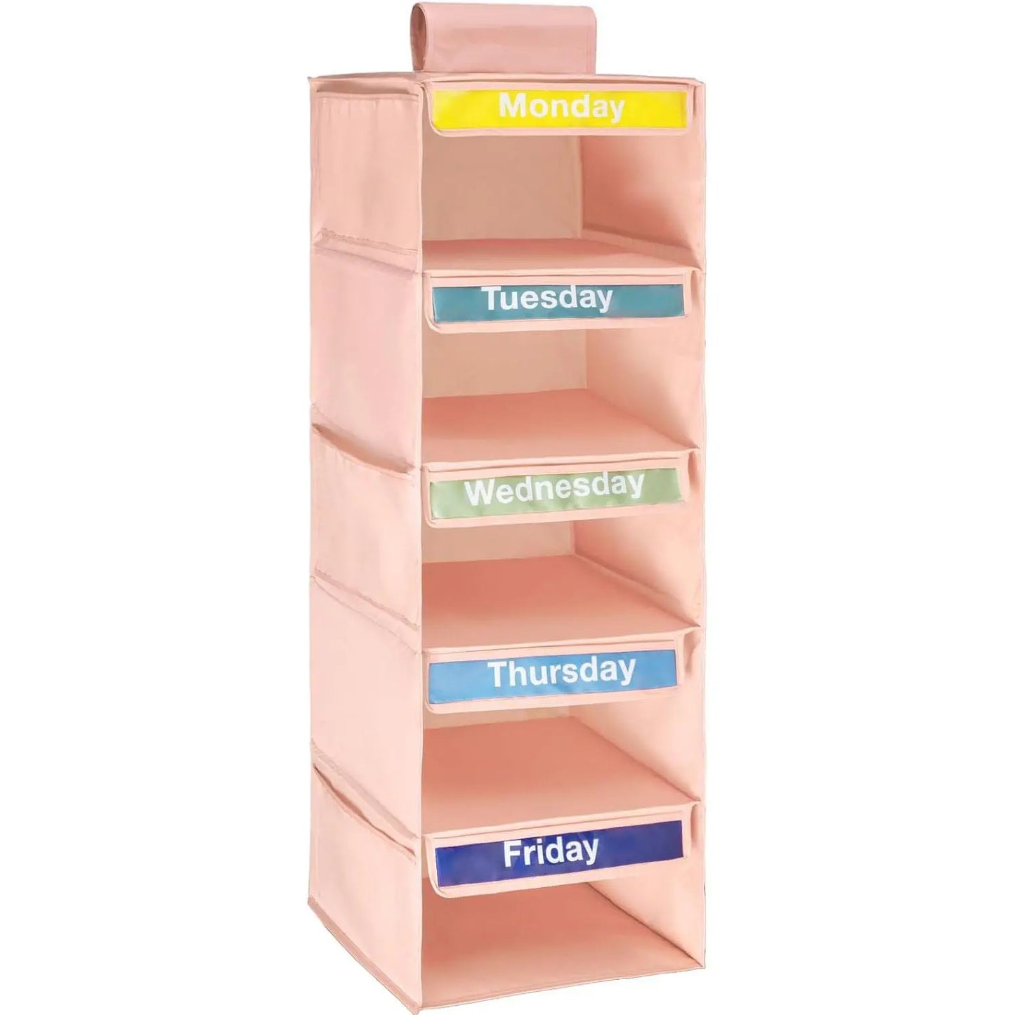 🎁 50% OFF TODAY 5-Day Hanging Clothes Organizer – Turn Closet Chaos Into Grab-and-Go