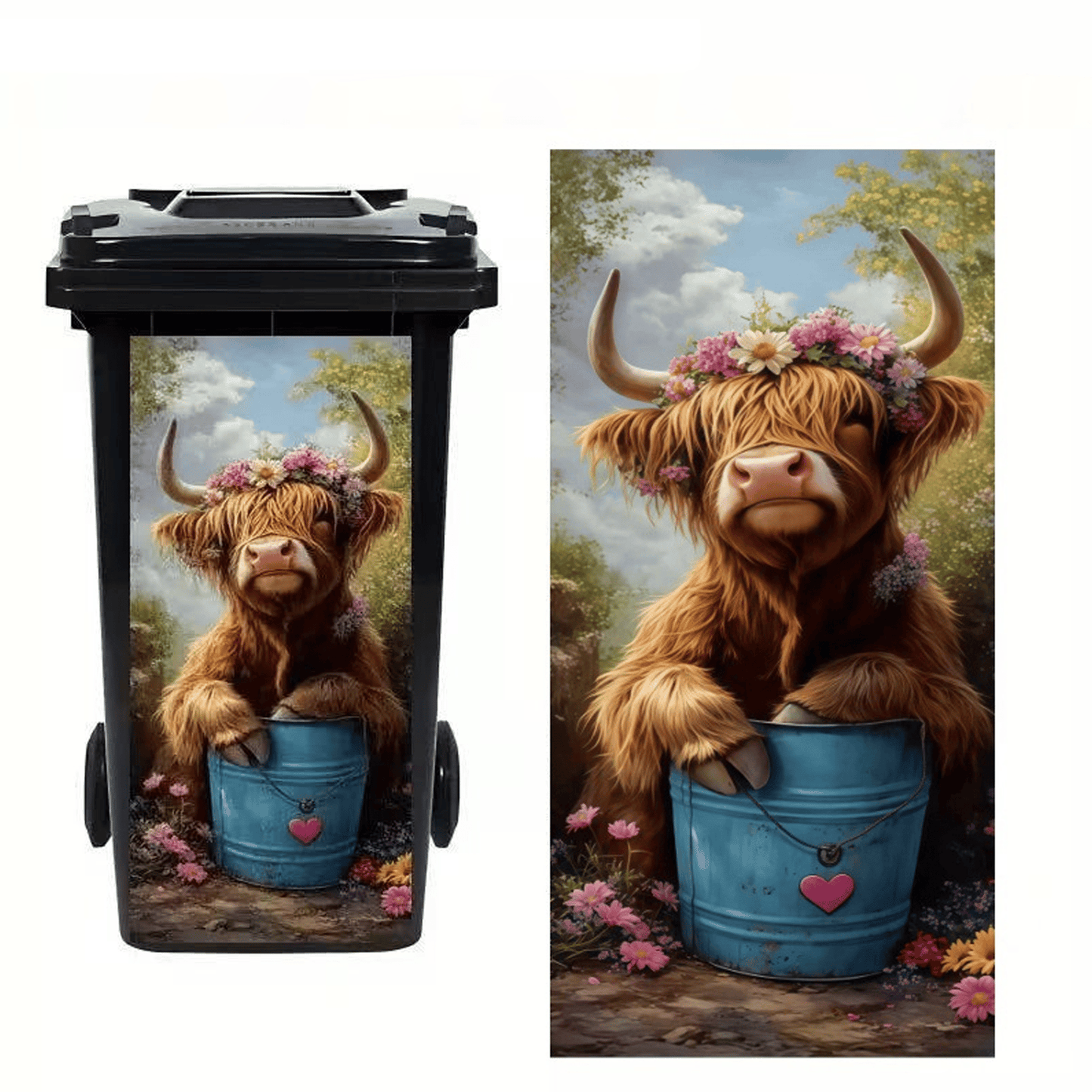 🐴 50% OFF Cute Animal Trash Bin Stickers ✨ Waterproof Peel & Stick Home Decor