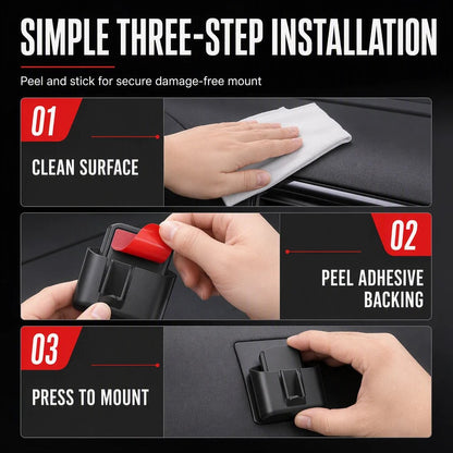 💯 Car Key Fob Holder with Hook