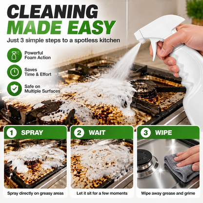 🔥 50% OFF Heavy Duty Kitchen Degreaser 🧽 Powerful Grease & Grime Remover