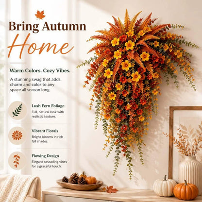 🍂 50% OFF Autumn Harvest Door Swag 🌼 Bring Warm Fall Color Home