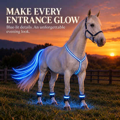 🐎 Multi-Color LED Horse Accessories ✨ Light-Up Equestrian Styling