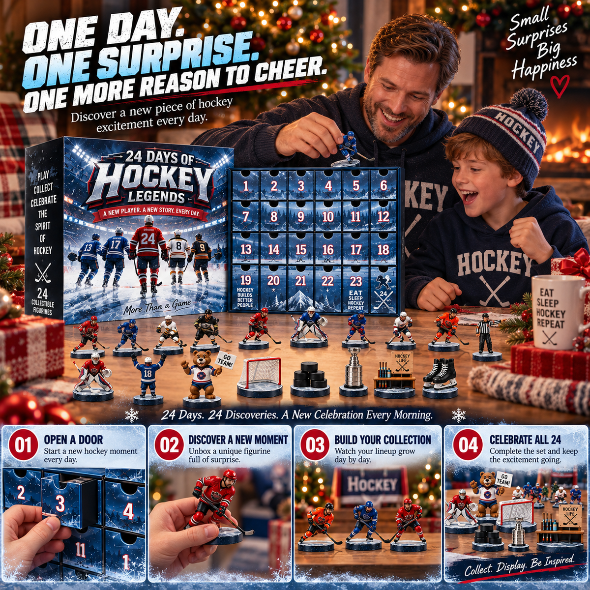 🏒 Ready to Hit the Ice?! 🏆2026 Hockey Legends  Advent Calendar – 24 Days of Epic Plays, Big Moments & Collectible Surprises!