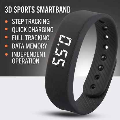 🔥 50% OFF USB Rechargeable Smart Sports Band – Track Steps, Calories & Daily Activity Anywhere