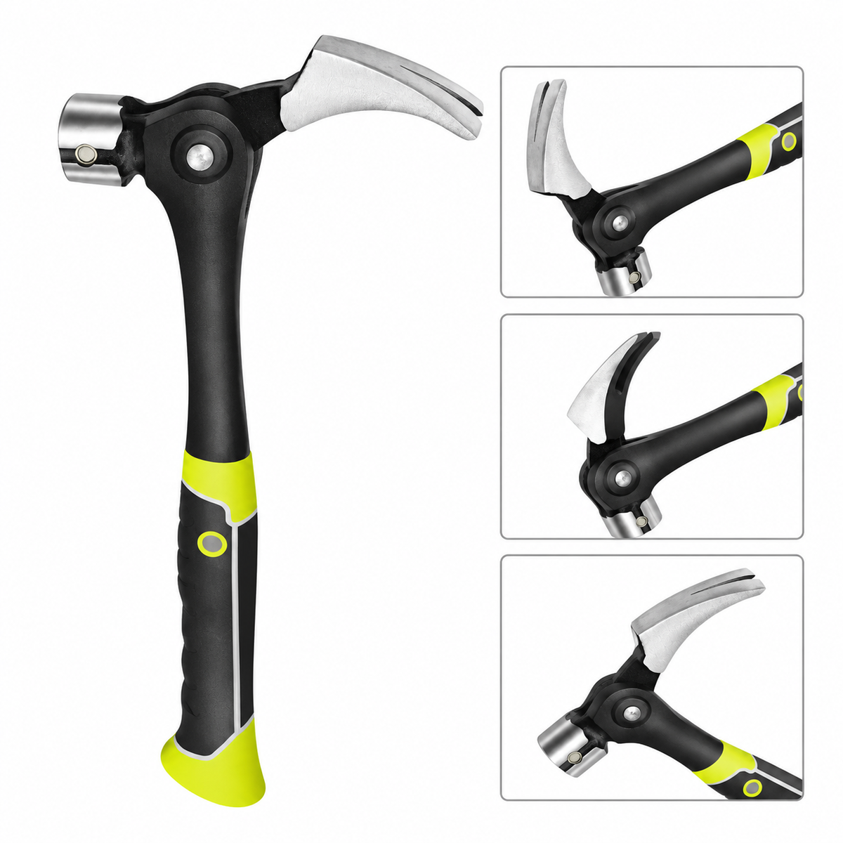 🔨 50% OFF Multi-Function Magnetic Claw Hammer — Hold Nails, Drive Fasteners & Pry with One Tool