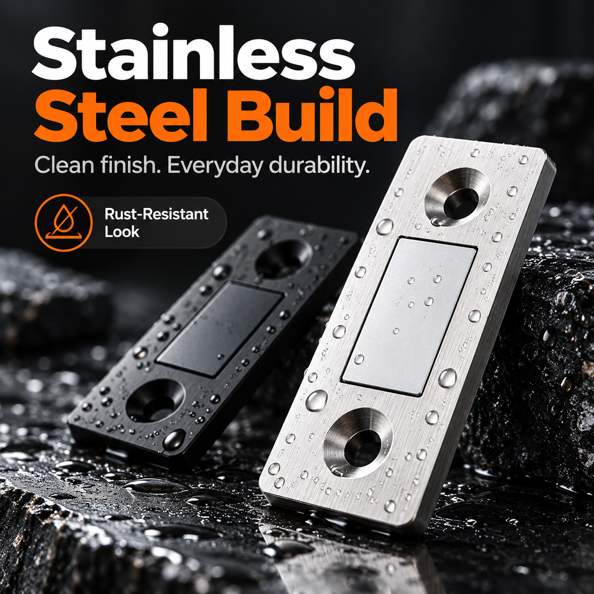 🧲 Magnetic Cabinet Door Catch – Strong Hold, Slim Design & Easy Installation