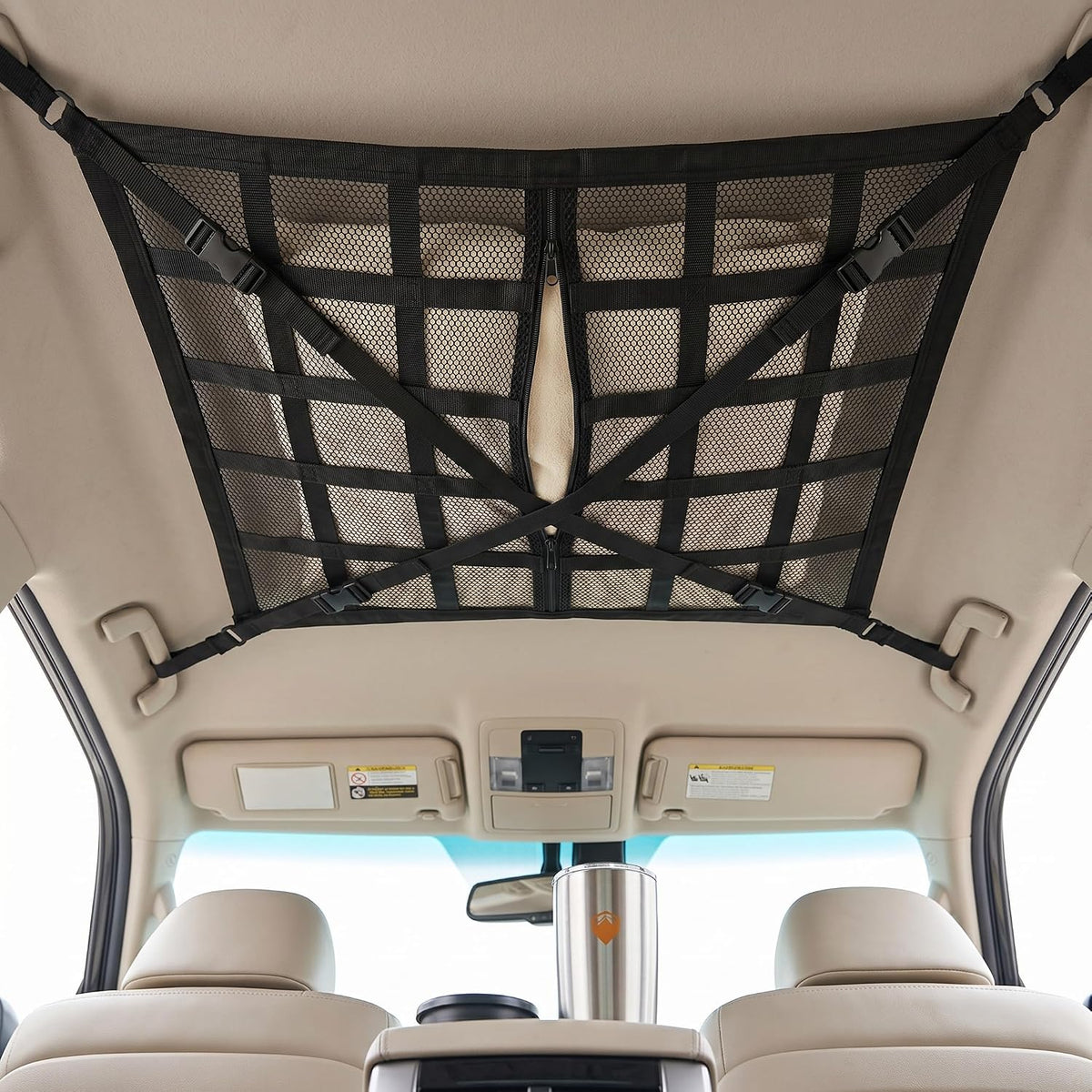 🔥 Clear the Clutter in Seconds Universal Car Roof Storage Net