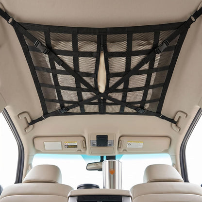 🔥 Clear the Clutter in Seconds Universal Car Roof Storage Net