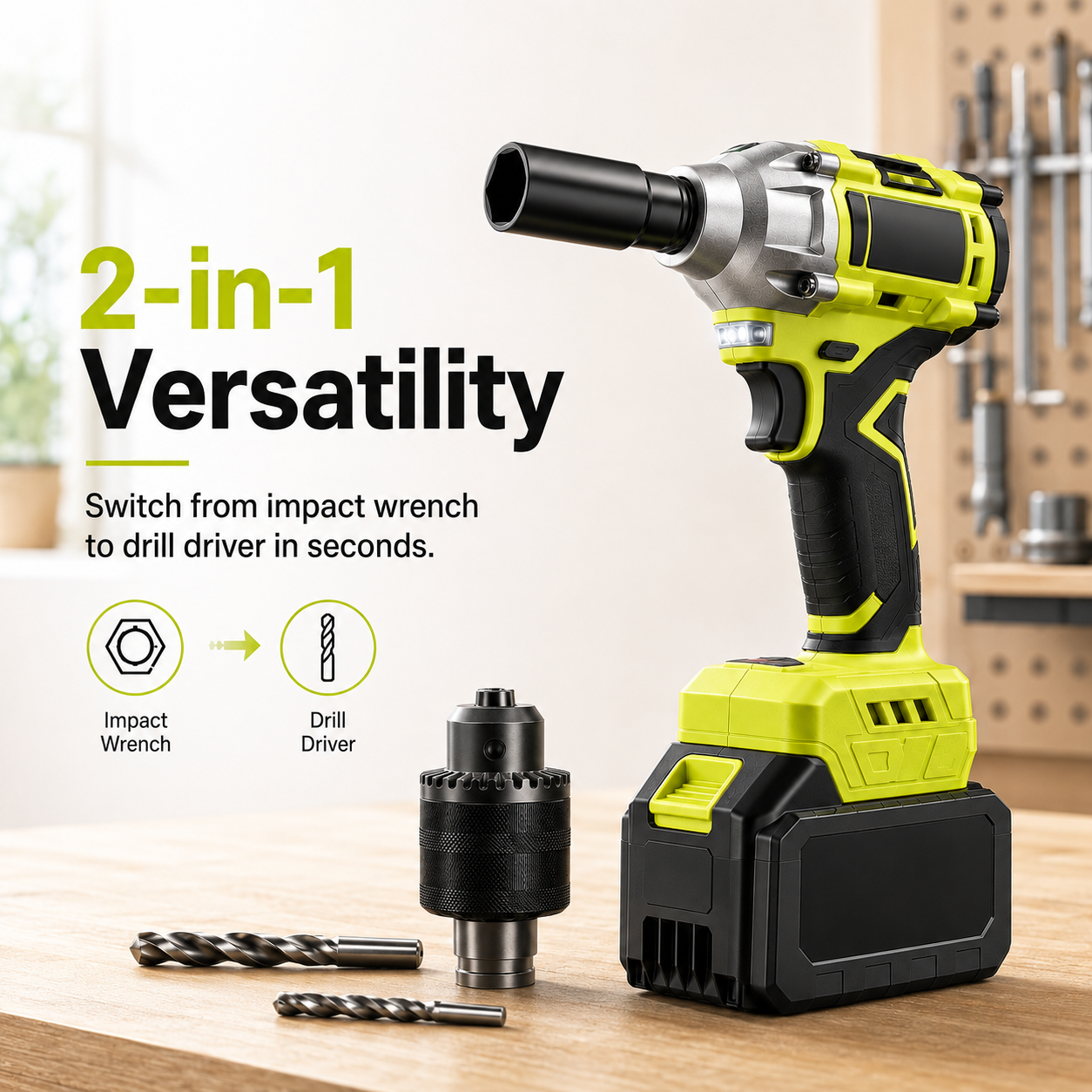 ⚡ 50% OFF Brushless Cordless Impact Wrench Kit – Power Through Tough Jobs 🔧