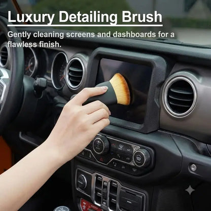 🔥 49% OFF Car Interior Cleaning Brush Set – 4 Detail Brushes for Dust & Tight Spaces
